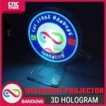 3D Hologram Projector Fan dengan Speaker Bluetooth – Untuk Display Gambar & Video - Image 3