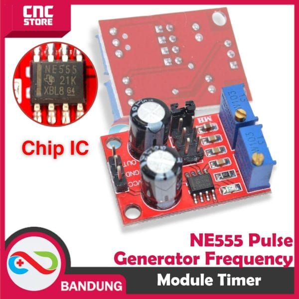 NE555 PULSE GENERATOR FREQUENCY DUTY CYCLE PWM SQUARE TIMER MODULE