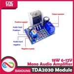 TDA2030A TDA2030 MONO AUDIO AMPLIFIER 18W 6-12V - Image 3
