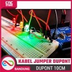 40PCS JUMPER CABLE KABEL 10CM MALE TO FEMALE DUPONT FOR BREADBOARD - Image 3