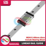 MGN12 400MM 40CM LINEAR RAIL GUIDE INCLUDE MGN12H BEARING BLOCK - Image 4