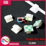 CL805 Cable Clip Wire Mount Clamp Tie Ikat Kabel + Self Adhesive Klem - Image 4