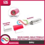 SKUN KABEL INSULATED BULLET MALE FEMALE DISCONNECTA MPD 2-156 BIRU - Image 5