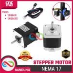 Nema 17 Stepper Motor 17HS8401S Dual Shaft 1.8A with Plug+kbl