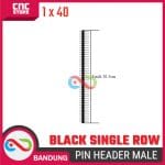 PIN HEADER MALE STRIP SINGLE ROW 1X40 2.54MM BLACK HITAM FOR ARDUINO MINI NANO - Image 4