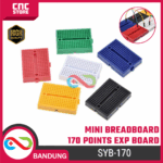 SYB-170 Mini Breadboard / Papan Percobaan Kecil – Small Experiment Board untuk Arduino & DIY Elektronika (Putih, Merah, Hijau, Hitam, Biru, Kuning)