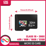 Micro SD / TF Card Class 10 4GB / 8GB / 16GB / 32GB + Case – High Speed 200X Compatible Raspberry Pi - Gambar 2