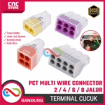 Terminal Cucuk Kabel PCT 102 104 106 108 – Konektor Sambungan Kabel 2 4 6 8 Jalur Praktis