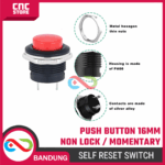 img Push Button 16mm Non Locking / Self Reset / Momentary – Tombol Tekan Warna Merah & Hijau untuk Arduino dan Proyek Elektronika - Gambar 3