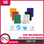 SYB-170 Mini Breadboard / Papan Percobaan Kecil – Small Experiment Board untuk Arduino & DIY Elektronika (Putih, Merah, Hijau, Hitam, Biru, Kuning) - Gambar 3