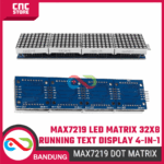 MAX7219 LED Dot Matrix Module 8x8 4-in-1 (32x8) – Running Text Display Merah / Hijau / Biru - Gambar 3