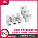 Quick Connect 2 Wire 3 Wire Spring Terminal – Konektor Sambungan Kabel Cepat & Aman - Gambar 3
