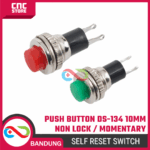 Push Button DS-134 10mm Non Locking / Self Reset / Momentary– Tombol Reset Warna Merah & Hijau untuk Proyek Elektronika dan Arduino - Gambar 4