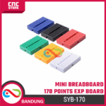 SYB-170 Mini Breadboard / Papan Percobaan Kecil – Small Experiment Board untuk Arduino & DIY Elektronika (Putih, Merah, Hijau, Hitam, Biru, Kuning) - Gambar 4