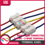 Quick Connect 2 Wire 3 Wire Spring Terminal – Konektor Sambungan Kabel Cepat & Aman - Gambar 4