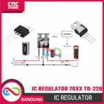 IC Regulator Tegangan 78XX 5V 9V 12V TO-220 – 7805 7809 7812 Voltage Regulator - Gambar 4