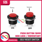 img Push Button 16mm Non Locking / Self Reset / Momentary – Tombol Tekan Warna Merah & Hijau untuk Arduino dan Proyek Elektronika - Gambar 5