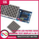 MAX7219 LED Dot Matrix Module 8x8 4-in-1 (32x8) – Running Text Display Merah / Hijau / Biru - Gambar 5