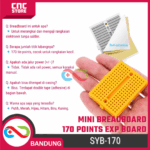 SYB-170 Mini Breadboard / Papan Percobaan Kecil – Small Experiment Board untuk Arduino & DIY Elektronika (Putih, Merah, Hijau, Hitam, Biru, Kuning) - Gambar 6