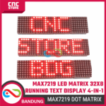 MAX7219 LED Dot Matrix Module 8x8 4-in-1 (32x8) – Running Text Display Merah / Hijau / Biru - Gambar 6
