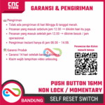 img Push Button 16mm Non Locking / Self Reset / Momentary – Tombol Tekan Warna Merah & Hijau untuk Arduino dan Proyek Elektronika - Gambar 7