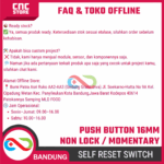 img Push Button 16mm Non Locking / Self Reset / Momentary – Tombol Tekan Warna Merah & Hijau untuk Arduino dan Proyek Elektronika - Gambar 8