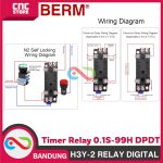 RELAY TIMER DIGITAL/DIGITAL TIMER RELAY H3Y-2 24VDC - DIGITAL H3Y-2 RELAY Delay DIGITAL Timer Relay 0.1S-99H DPDT RELAY - Image 5