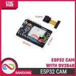ESP32-CAM Module Camera OV2640 2MP- WiFi + Bluetooth BLE 4.0 32bit untuk Proyek IoT - Image 2