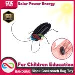 Mainan Edukasi Robot Replika Kecoa Serangga Solar Energy