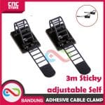 3M STICKY ADJUSTABLE SELF - ADHESIVE CABLE CLAMP CLIP WIRE ZIP - Image 3