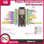 ESP32-S3 inti papan pengembangan wifi Bluetooth DevKitC-1 WROOM-1 Lexin  N16R8 - Image 5