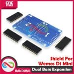 DUAL BASE EXPANSION SHIELD FOR WEMOS D1 MINI - Image 2