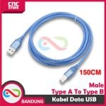 CABLE USB 2.0 KABEL DATA ARDUINO PRINTER 1.5M USB2.0 TRANSFER DATA - Image 2