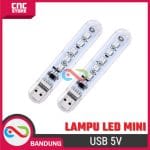 LAMPU LED MINI USB TRANSPARAN 5 MATA RGB COLORFUL - Image 2