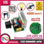 SCR 220V 220VAC THYRISTOR 4000W DIMMER SPEED REGULATOR CONTROLLER MOTOR LAMPU MODULE