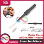 JARUM TUSUK  KABEL MULTIMETER NEEDLE PUNCTURE TEST PROBE PIERCE AVO 0.7MM - HITAM - Image 2