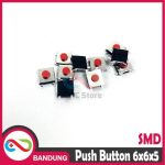 TACTILE SWITCH PUSH BUTTON 6X6X5MM RED MERAH SMD - Image 4