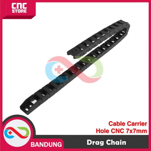 DRAG CHAIN / CABLE CARRIER HOLE CNC 7 X 7 MM / 7X7