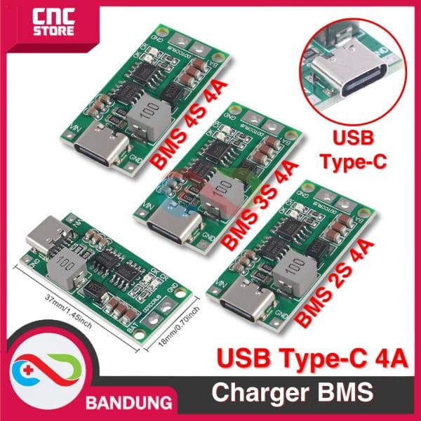 CHARGER BMS 2S 8,4V 2A FROM TYPE-C INPUT DC 3.7-6V