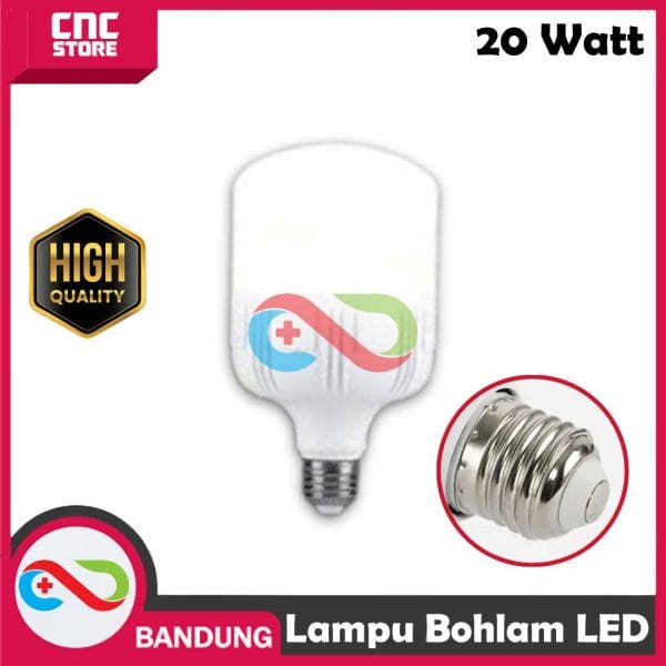LAMPU BOHLAM LED JUMBO TERMURAH 5W 10W 15W 20 30W AWET SUPER TERANG - 20W
