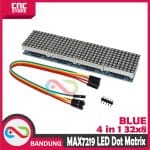 MAX7219 LED DOT MATRIX MODULE 8X8 4-IN-1 32X8 RUNNING TEXT DISPLAY BLUE - Image 2