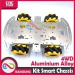 KIT SMART CHASSIS ALUMUNIUM ALLOY CHASIS 4WD RC MOBIL ARDUINO - Image 5
