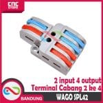 TERMINAL CABANG 2 TO 4 KABEL KONEKTOR SPLITTER 2-4 LT 422 WAGO SPL 42 - Image 2