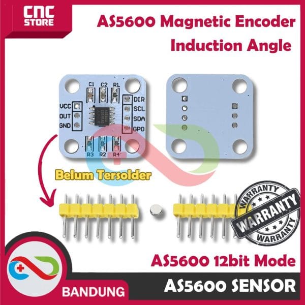 AS5600 Magnetic Encoder Induction Angle Measurement 12bit Module