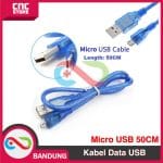 KABEL DATA MICRO USB FOR NANO V3 BIRU 50CM CABLE DATA - Image 2