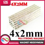 STRONG MAGNET NEODYMIUM 4X2MM SILINDER DIAMETER 4 TEBAL 2 MM N52 KUAT - Image 2