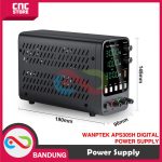 WANPTEK APS305H DIGITAL POWER SUPPLY UPGRADE STORAGE DC 30V 5A 150W CA CC - Image 4