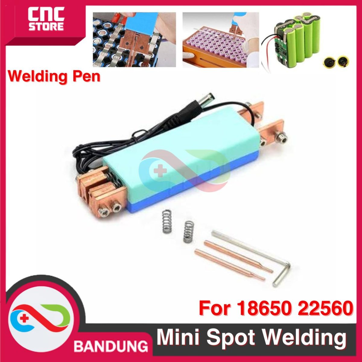 Las titik  DIY MINI SPOT welding PEN FOR baterai 18650 26650 12V - Image 2