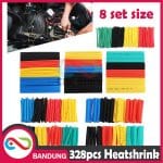 328PCS COLORFUL HEAT SHRINK TUBING SLEEVING WRAP CABLE WIRE TUBES SET 8 SIZE - Image 4