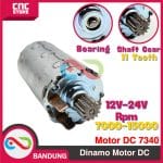 Dinamo Motor DC 7340 DC 12 - 24V High RPM High Quality